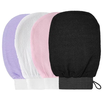 1Pc Deep Exfoliating Mitt - 100% Viscose Fiber Scrub Glove for Cleaning Skin and Sloughing off Dead Skin and Dirt