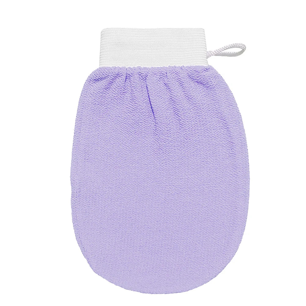 1Pc Deep Exfoliating Mitt - 100% Viscose Fiber Scrub Glove for Cleaning Skin and Sloughing off Dead Skin and Dirt