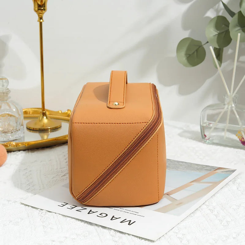 Organizer Female Toiletry Kit Bag Makeup Case Storage Pouch Luxury Lady Box, Cosmetic Bag, Organizer Bag for Travel Zip