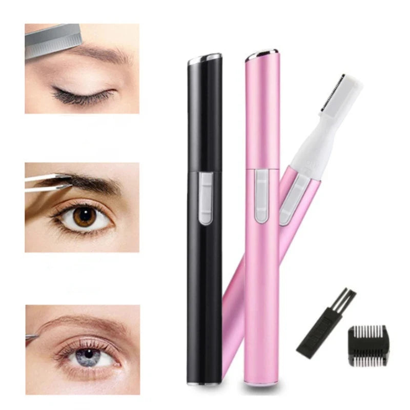 Electric Eyebrow Trimmer Mini Shaver Hair Remover Facial Shaver Hair Remover Facial and Neck Blur Lips Body Arms and Legs