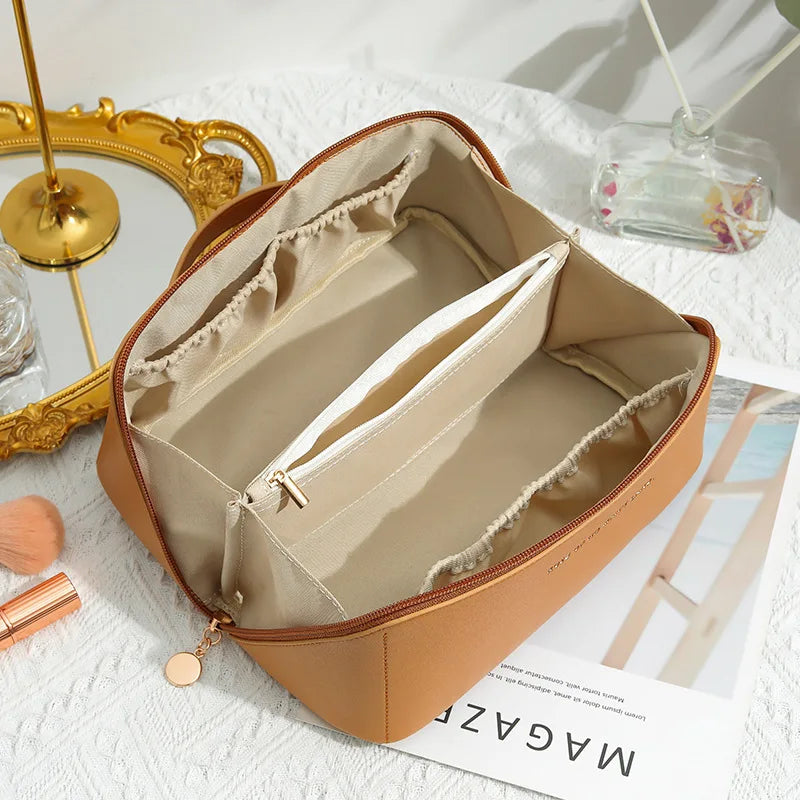 Organizer Female Toiletry Kit Bag Makeup Case Storage Pouch Luxury Lady Box, Cosmetic Bag, Organizer Bag for Travel Zip