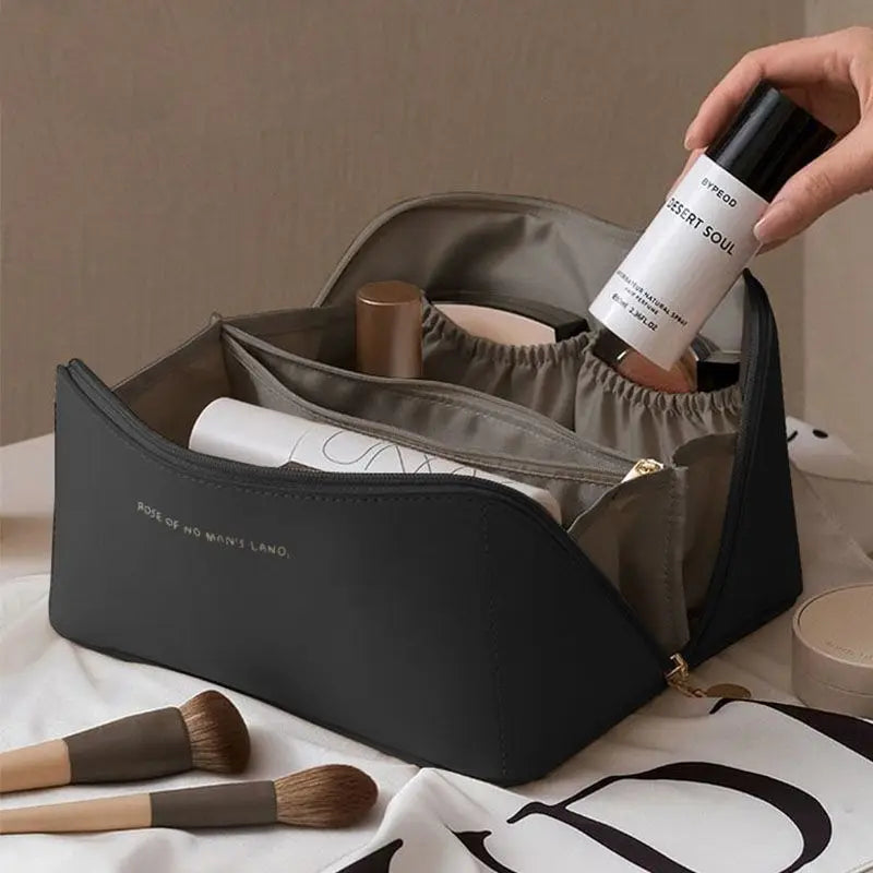 Organizer Female Toiletry Kit Bag Makeup Case Storage Pouch Luxury Lady Box, Cosmetic Bag, Organizer Bag for Travel Zip